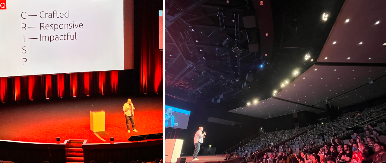 Hayden Chambers at a Canonical sprint in Gothenburg setting the standard in the room, not only in a doc.