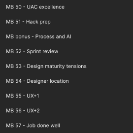 Partial index of Minibus sessions